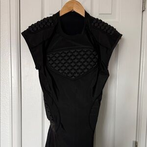 TUOYR Men’s Football Padded Shirt - Compression Adult Vest - Protective